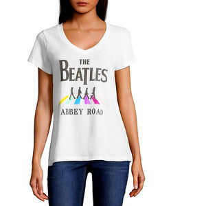 The Beatles Abbey Road Logo rock Official T-Shirt M NWT